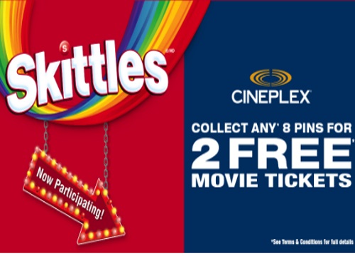 Cineplex Odeon 2 Free Movie Tickets Offer