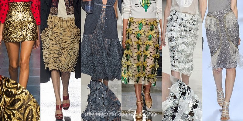 Spring Summer 2014 Women's Skirts Fashion Trends