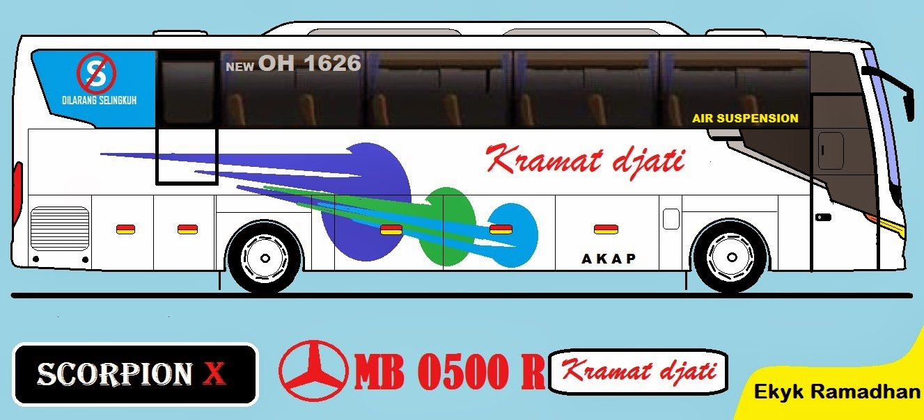 Bus Mania Sepanjang Livery Bus