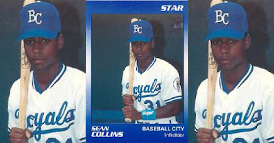 Sean Collins 1990 Baseball City Royals card