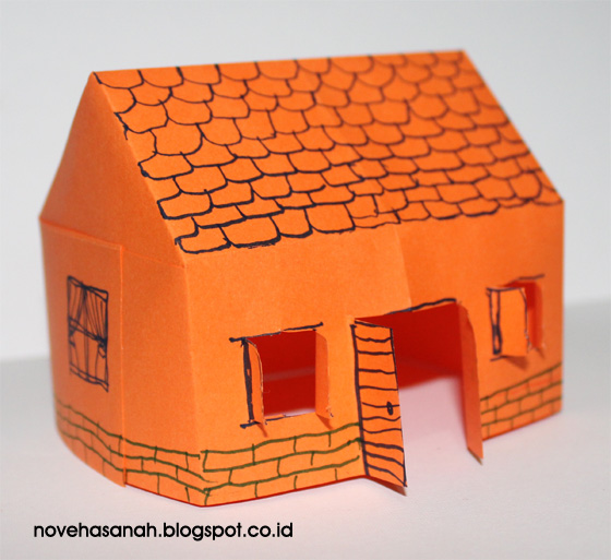  Cara Membuat Rumah Rumahan dari Kertas Origami  yang Mudah