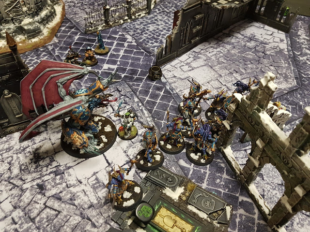 Warhammer 40k battle report - Maelstrom of War - Tactical Escalation - 1000 points - Thousand Sons vs Militarum Tempestus.