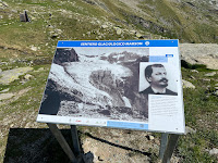 Information about who is Luigi Marson was - the glacier trail is named after him.