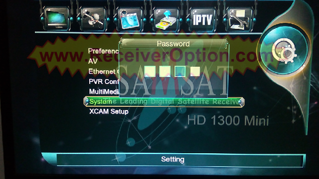 SAMSAT HD 1300 MINI NEW SOFTWARE WITH G-SHEARE-PLUS OPTION