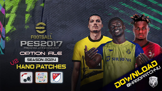 PATCH PES 2017 ATUALIZADO TEMPORADA 2023 COM FACES E UNIFORMES