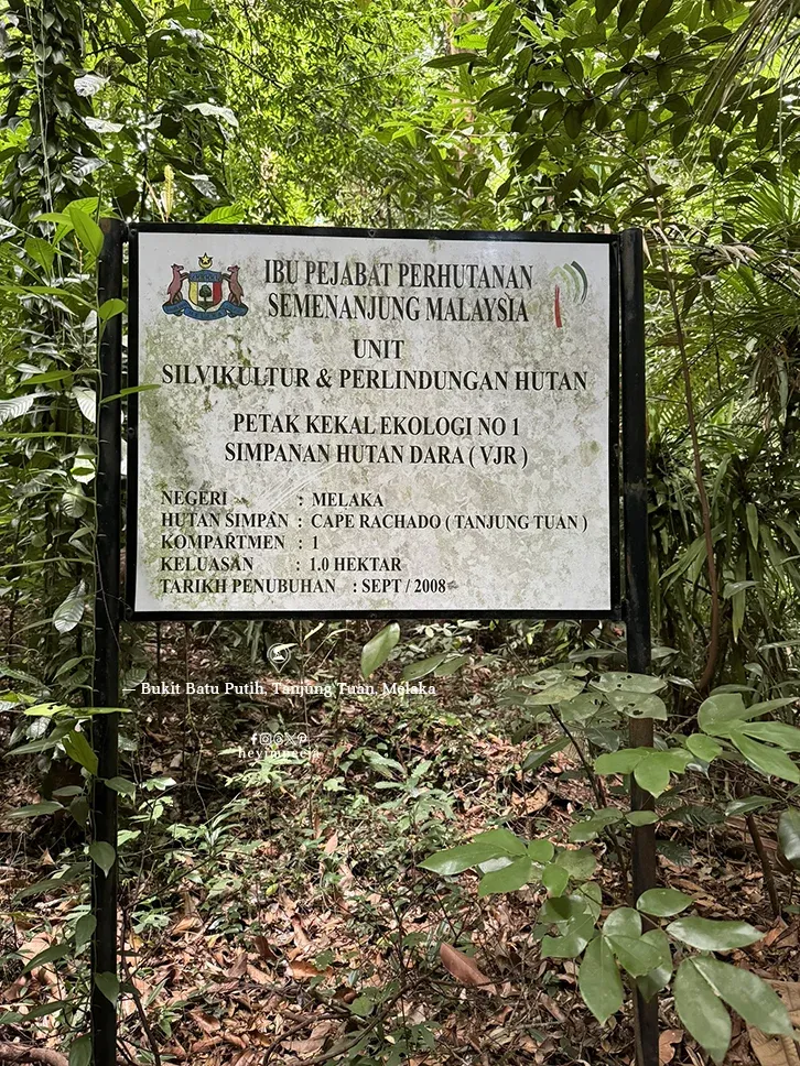 Bukit Batu Putih Tanjung Tuan Melaka