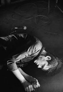 Sam Riley as Ian Curtis in Control