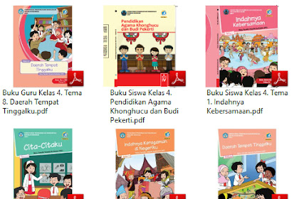 √ Download Buku Guru Dan Buku Siswa Kurikulum 2013 Edisi Revisi 2019
Sd/Mi Kelas 4 Lengkap