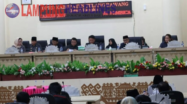 Bupati Hadir Dalam Rapat Paripurna Pengesahan Propemperda 