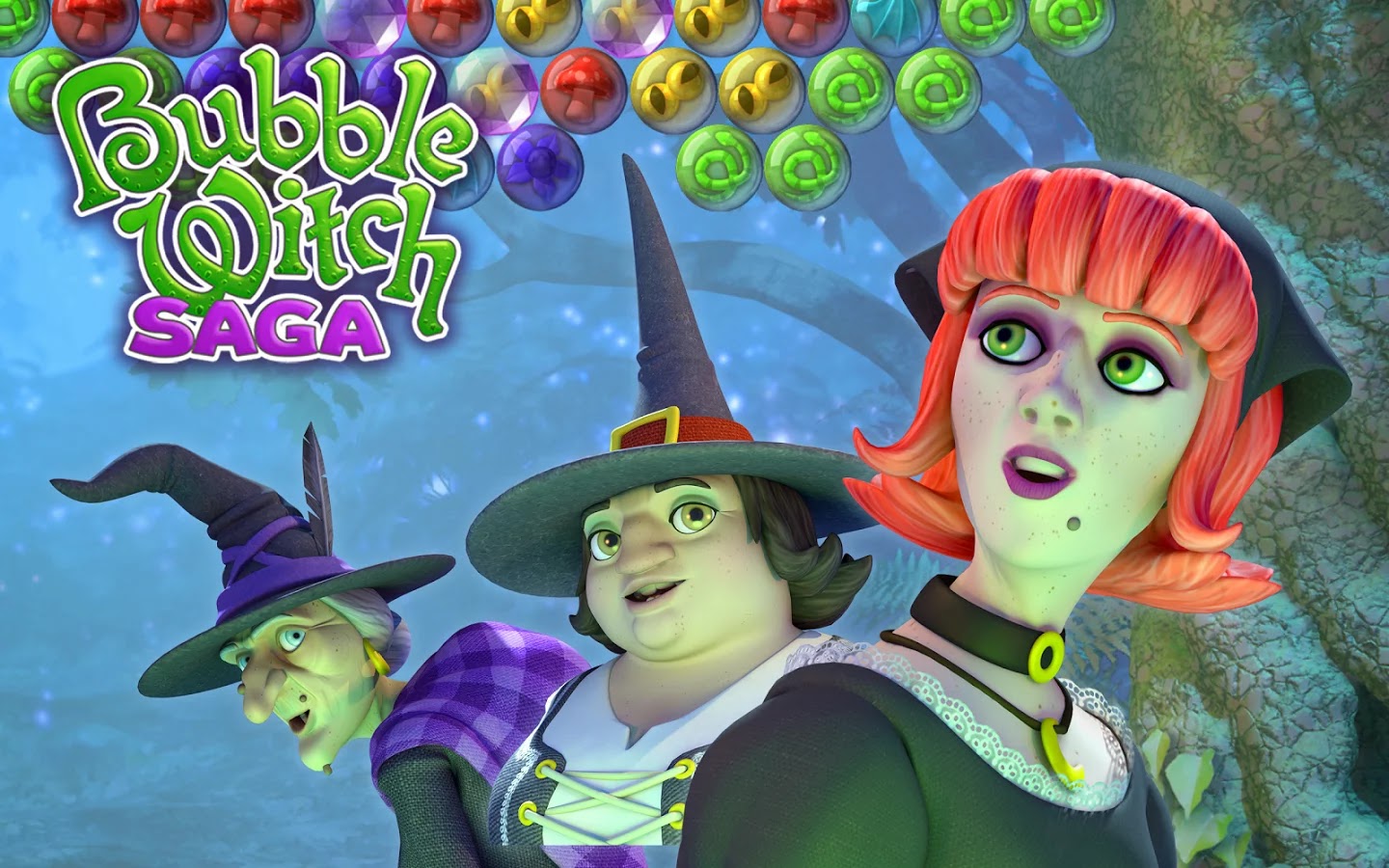 Bubble Witch Saga v3.1.10 Mod [Unlimited Gold/Lives/Unlock]