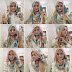 5 Foto Tutorial Hijab Modern Segi Empat Terbaru Beserta Langkah-Langkahnya