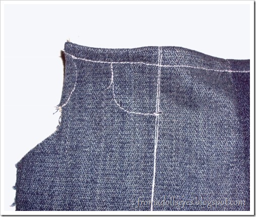 How to make jeans for a msd ball jointed doll.