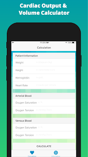 Cardiac Output &  Volume Calculator