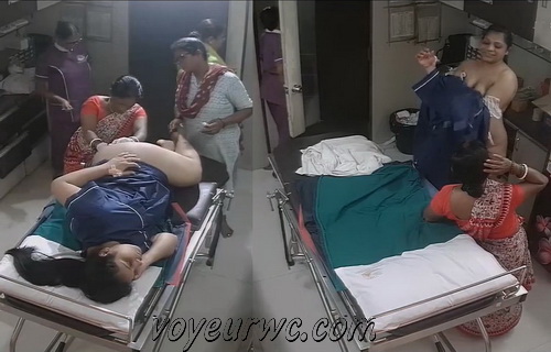 Women caught on spy cam in the maternity hospital (Indian maternity hospital 37-41)