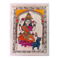 Yashoda Devi madhubani painting<br />