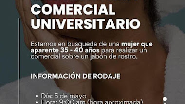 CASTNG en LIMA: Se busca MUJER - ACTRIZ de 45 - 40 años para COMERCIAL UNIVERSITARIO