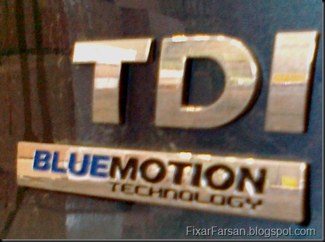 Volkswagen Golf TDI BlueMotion Emblem