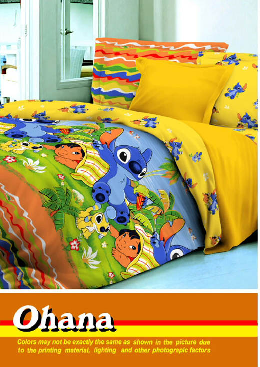 Sprei Anak Renette Motif Ohana Kuning