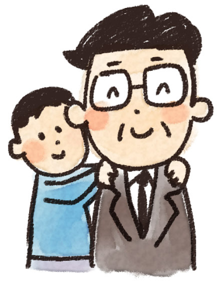 勤労感謝の日のイラスト サラリーマンの肩を揉む男の子 ゆるかわいい無料イラスト素材集 勤労感謝の日のイラスト サラリーマンの肩を揉む男の子 ゆるかわいい無料イラスト素材集