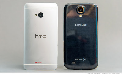 Samsung Galaxy S4 VS HTC One Design