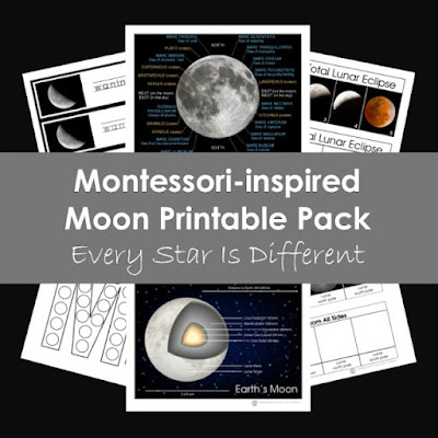 Montessori-inspired Moon Printable Pack