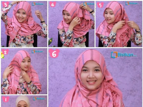 12 Tutorial Hijab Pashmina Wajah Bulat untuk Pesta Kreasi Modern yang
Elegan