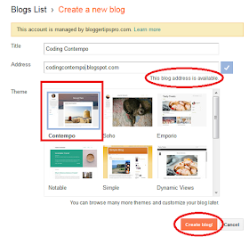 Using the Blogger reactive templates for a coding blog