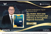  Bank Kalbar Raih Penghargaan Prestisius Di Indonesia Best BUMD Awards 2024.