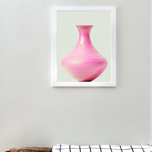 Buy Pink Vase Framed Print Wall Frame Online in Lagos, Nigeria