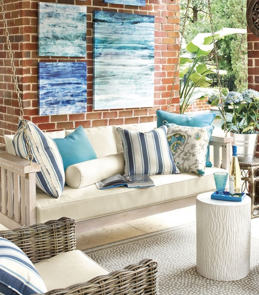 Wood Porch Swings for Coastal Living