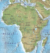 Map of Africa Region and Country (africa geography map)