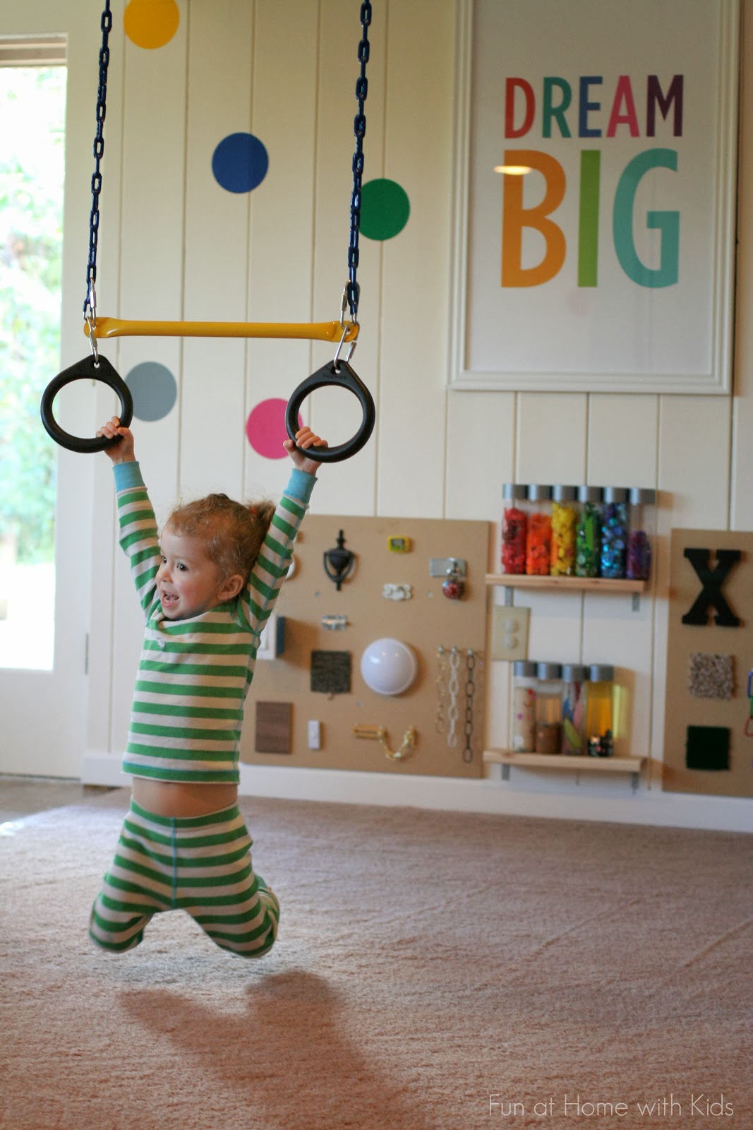 Diy Playroom With Rock Wall