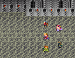 Romancing Saga 2 Battle Background Castle Chonto Outside