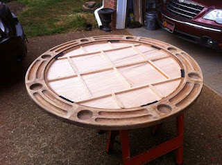 diy poker table woodworking