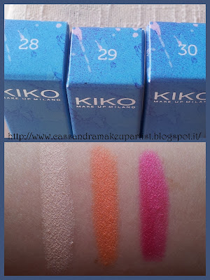 KIKO - Long Lasting Stick Eyeshadow  Color in the world - swatch - inci - prezzo - 28 - 29 - 30 - recensione - review