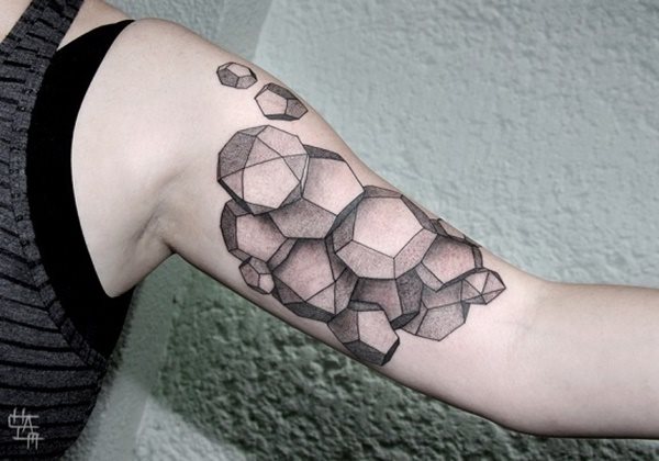 Tatuagens geométricas - 56 ideias femininas que vão deixar vocês inspiradas