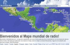 WorldRadioMap: sitio web que permite escuchar miles de radios online de todo el mundo en un mapa interactivo.