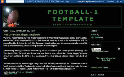 Two Column Layout from Deluxe Blogger Template