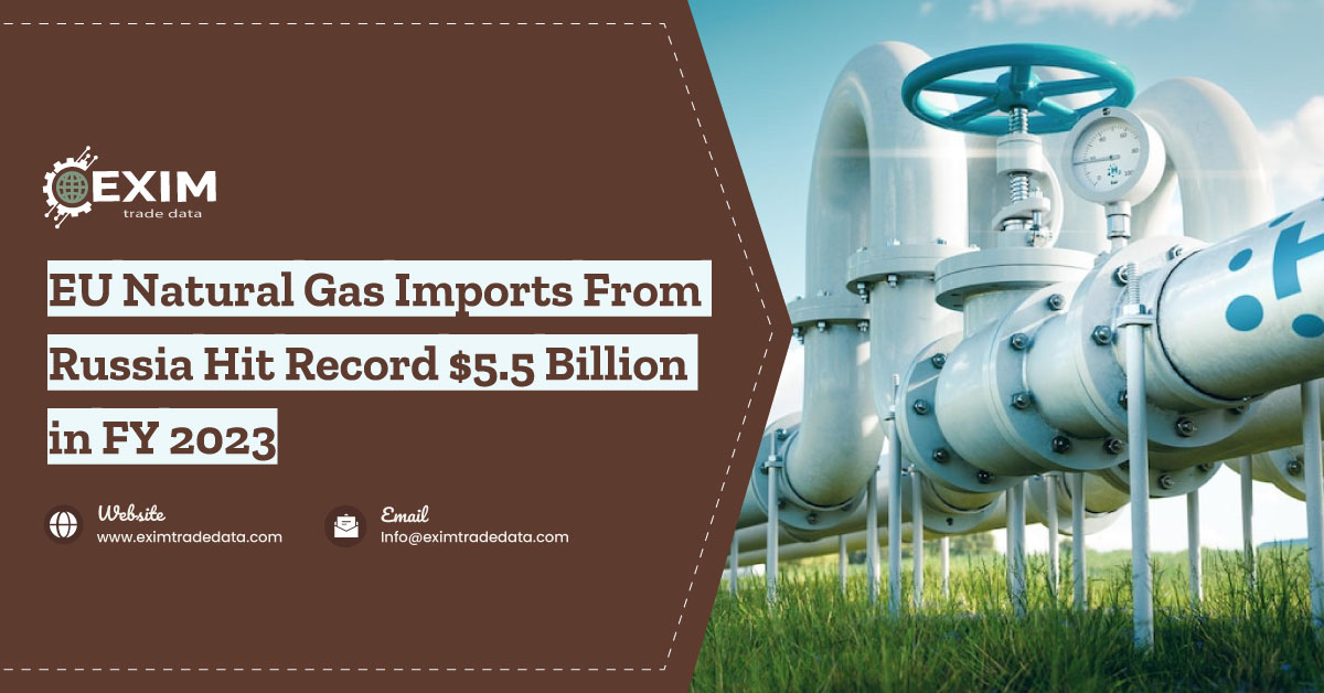 EU Natural Gas Imports From Russia Hit Record $5.5 Billion in FY 2023