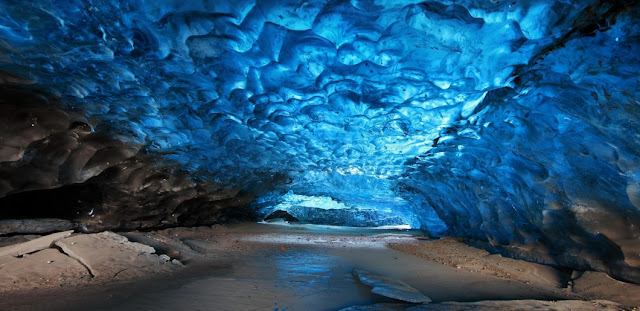 7. Mendenhall Gacier Caves - Alaska