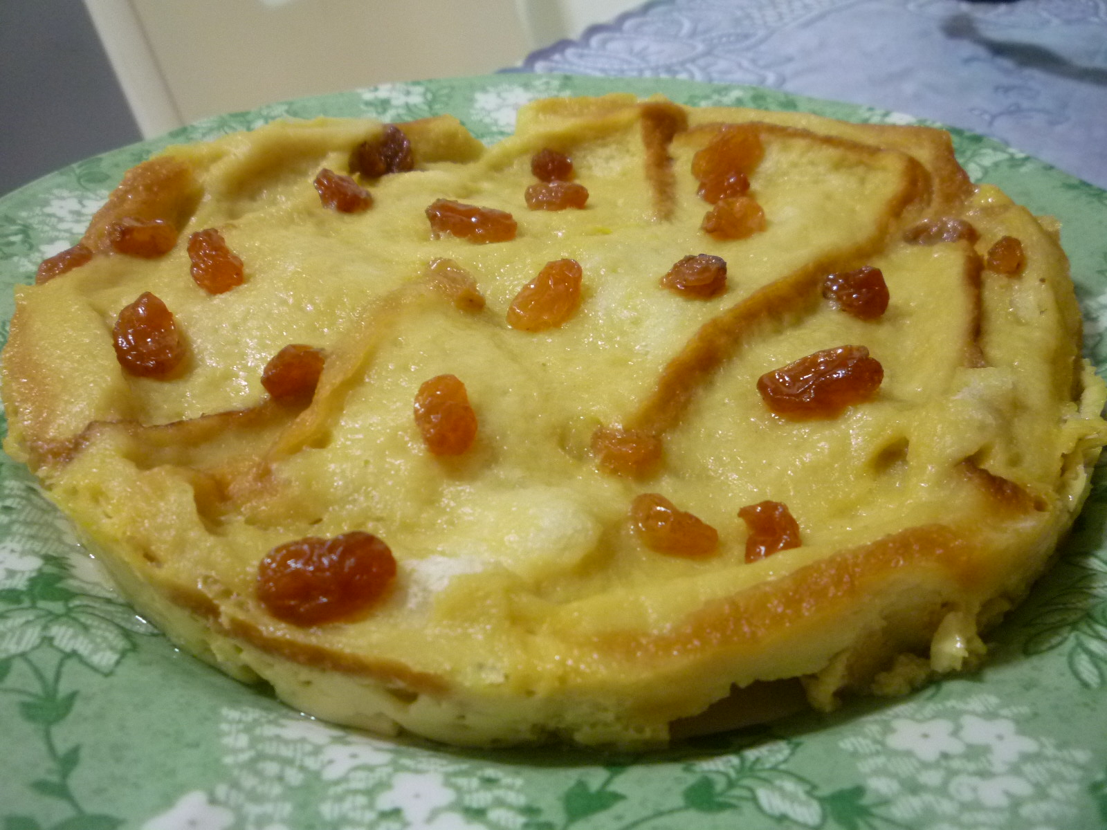 Puding roti kukus