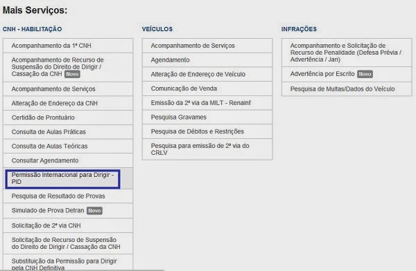 Como solicitar a Permissão Internacional para Dirigir (PID 