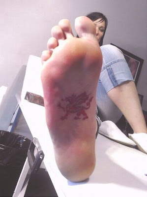 foot tattoos