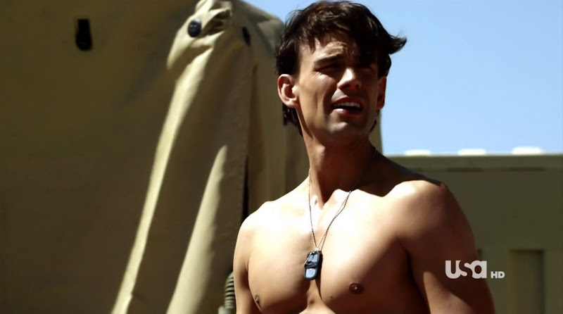 Christopher Gorham Shirtless in Covert Affairs s2e07