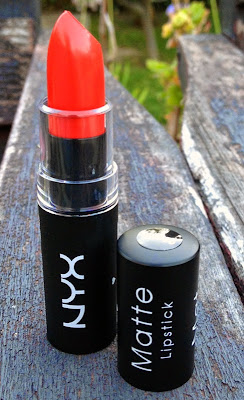 NYX Matte in Indie Flick - Bright Coral Lipstick