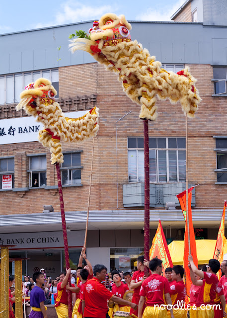 chinese new year lion dance