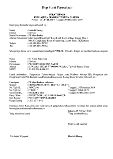 Format Surat Kuasa Kepabeanan Impor