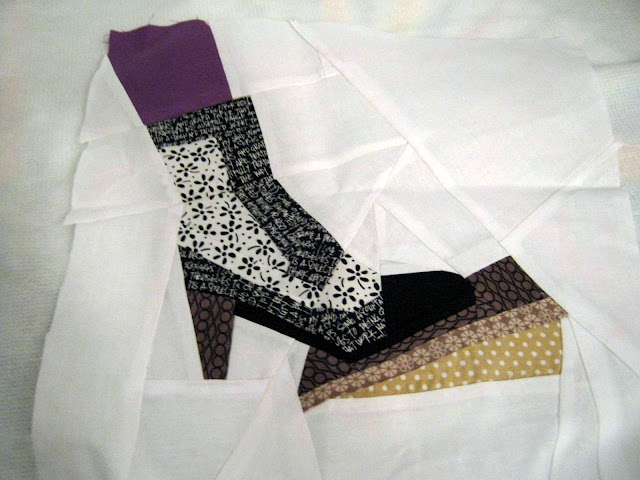 paper piecing boot