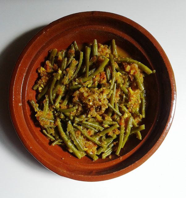 Tagine with green beans
