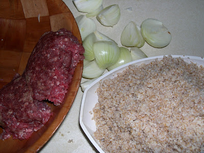 Wheat and Meat loaf كبيبة  Kobeba